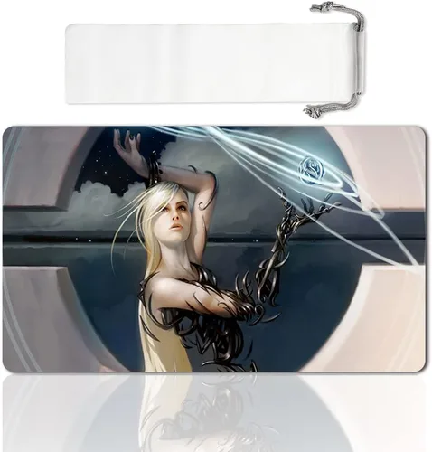 Miniatura 11 de Juego de Mesa MTG Alfombrilla de Juego Tamaño 60X35 cm CCG Compatible para MTG CCG RPG Juego de Cartas Coleccionables (JACE-The-Mind-Sculptor)