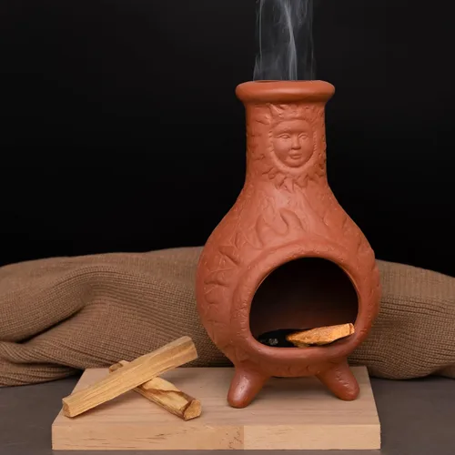 Miniatura 11 de MOUGIGI Soporte de Palo Santo Hecho a Mano y Quemador de Conos de Incienso - Elegante Accesorio para Limpias de Salvia con Capacidad para Rituales