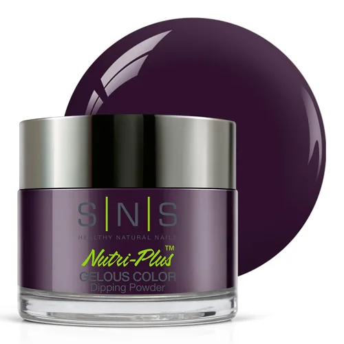 Miniatura 36 de SNS Polvo de inmersión de uñas, polvo de inmersión de color geloso – Alaskan Cruise (gris metálico/plateado, brillante) – Color de uñas de larga