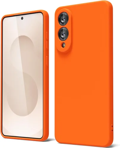 Miniatura 335 de oakxco Funda para teléfono Samsung Galaxy S21 Ultra con agarre de silicona líquida, bonita funda delgada y delgada de goma suave de TPU lisa