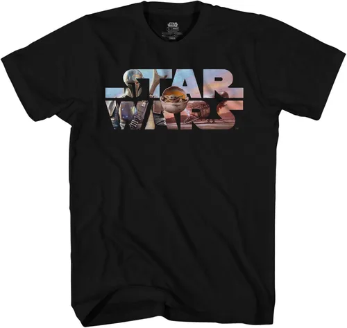 Miniatura 3 de STAR WARS Mandalorian Fill - Camiseta flotante infantil para adultos