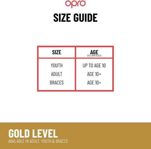 Miniatura 8 de OPRO Protector bucal Gold Level - Protector bucal moldeable con ajuste cómodo de primera calidad y protección multicapa para boxeo, artes marciales