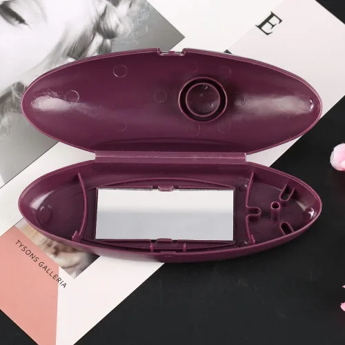 Miniatura 6 de Eliminación de enhebrado de vello facial, depiladora facial morada, depiladora de depilación ABS cómoda para mujeres (gafas en caja)