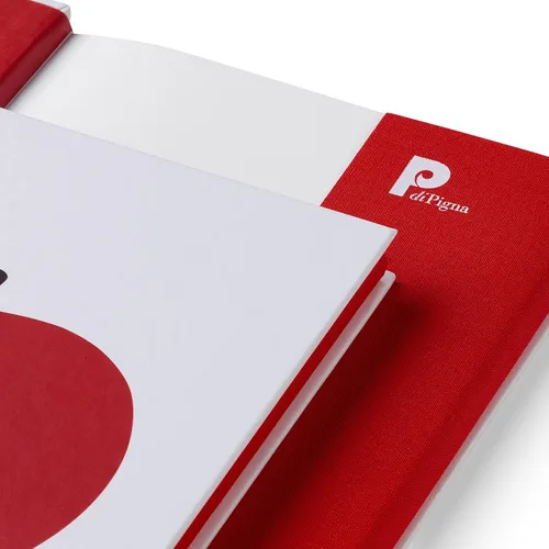 Miniatura 8 de PdiPigna - Cuaderno a rayas A5 tapa dura ENZO MARI DANESE One, La Manzana