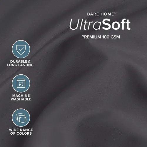 Miniatura 3 de Bare Home Juego de Sábanas Full - Sábanas de Cama Full de Microfibra Ultra-Suave de Lujo 1800 - Doble Cepillado - Bolsillos Profundos - Ajuste Fácil