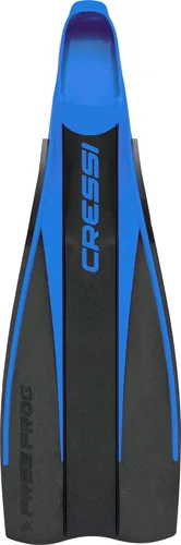 Miniatura 3 de Cressi Aletas de buceo de bolsillo para pie completo de alta resistencia Hi-Surface: Bolsillo para el pie debajo de la hoja Free Frog: Made in