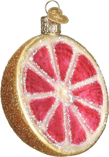 Miniatura 4 de Old World Christmas - Adorno de vidrio soplado de cesta de arándanos para el árbol de Navidad, decoración festiva hecha a mano, colección de frutas