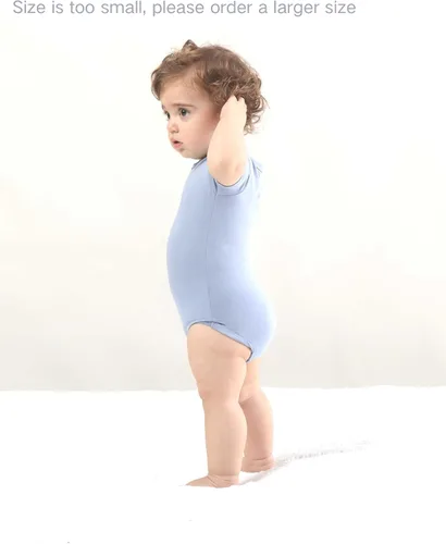 Miniatura 6 de Conjunto de body sólido de manga corta para bebé, rayón hecho de bambú, recién nacido, niño y niña, paquete de 5