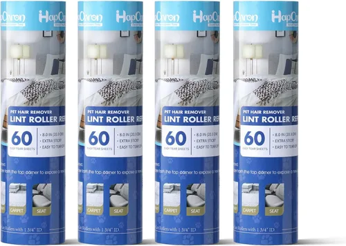 Recambios de rodillo de pelusa de superficie grande de 8 pulgadas para rodillo de pelusa Scotch-Brite 50% más pegajoso, se adapta a la mayoría de