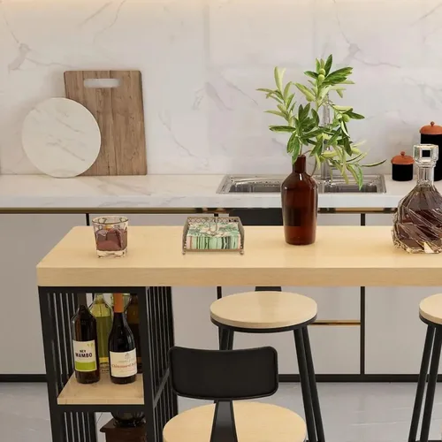 Miniatura 8 de Dispensador de servilleteros de forma cuadrada estilo árbol de coco, Palmtree para uso en interiores y exteriores con brazo pesado
