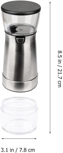 Miniatura 8 de BESPORTBLE Electric Coffee Grinder with Stainless Steel Liner Anti-skid Base USB Rechargeable Spice and Bean Grinder for Kitchen Easy to Clean Small
