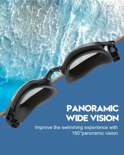 Miniatura 5 de Aegend Gafas de natación con tecnología antivaho mejorada, sin fugas, silicona suave para adultos, mujeres, hombres y jóvenes
