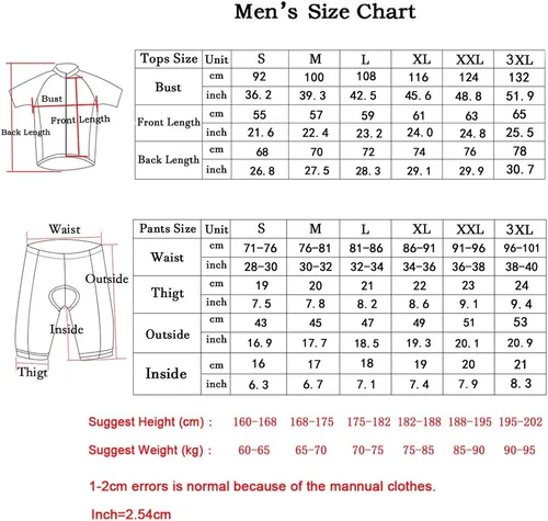 Miniatura 3 de Conjunto de camiseta de ciclismo para hombre, pantalones cortos para bicicleta de carretera, mangas de jersey con cremallera, pantalones cortos