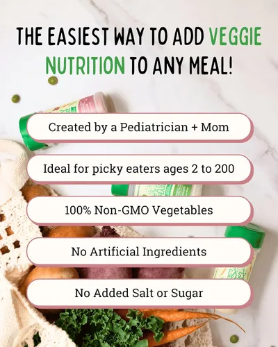 Miniatura 7 de Easy Peasie Polvos vegetales naturales para niños y comensales exigentes Aditivo de polvo de vegetales oculto para comidas y batidos