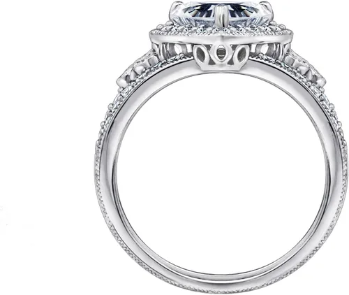 Miniatura 11 de Amazon Essentials Anillo antiguo de plata de ley chapada en platino con circonita cúbica Infinite Elements (anteriormente colección Amazon)
