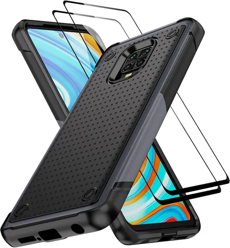 Miniatura 29 de Jeylly Funda protectora para Xiaomi Redmi Note 9 Pro, Redmi Note 9 Pro Max para mujeres y hombres, a prueba de caídas a prueba de golpes de grado