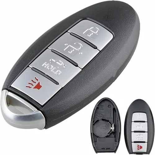 Funda para llave remota de 4 botones para Nissan Murano 350Z 370Z GT-R Sentra Rogue Altima Maxima Versa Infiniti g35 qx56 fx35 q50 g37 m35 qx60 i35