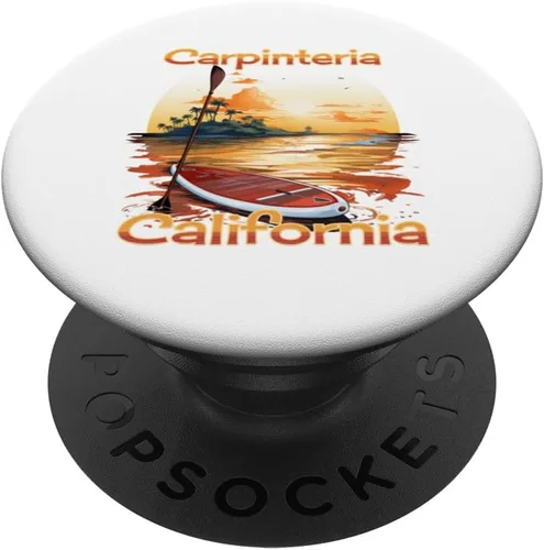 Carpinteria California SUP Stand Up Paddle Board PopSockets Standard PopGrip