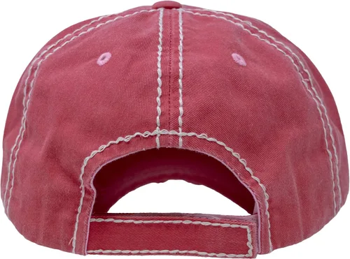 Miniatura 2 de Gorra de béisbol Funky Junque para mujer, estilo vintage, con parche bordado, con aspecto envejecido, sin estructura