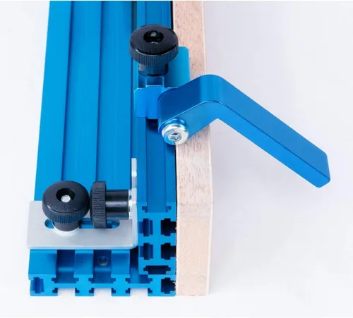 Miniatura 2 de POWERTEC 71488V - Valla de aluminio con múltiples pistas en T con medida de derecha a izquierda, 3 pulgadas de alto x 24 pulgadas de largo, 1 paquete