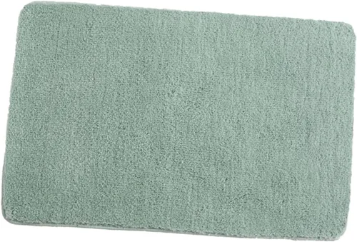 Luxshiny Alfombra de baño, antideslizante, resistente al deslizamiento, alfombra de felpa para baño, alfombra de pasillo de baño, alfombra de Verde