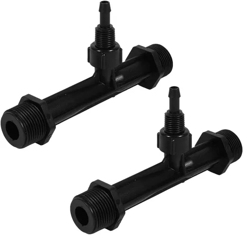 Miniatura 8 de Venturi de riego de 1 pulgada, mezclador de fertilizantes, inyectores, tubo de agricultura, herramienta de plástico negro para jardín al aire libre