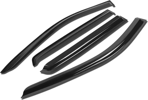 Miniatura 53 de DNA Motoring WVS-T2-0156 - Juego de 4 protectores de lluvia para ventana 04-08 Pacifica CS V6, tinte de humo, deflector de sol, viento y lluvia