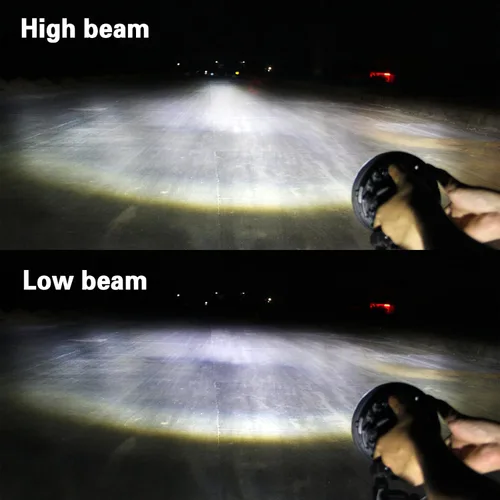 Miniatura 5 de SKTYANTS Faro delantero LED de 5 3/4 5.75 pulgadas para motocicleta, haz alto y bajo con cubeta de carcasa de 5.75 pulgadas compatible con FXWG