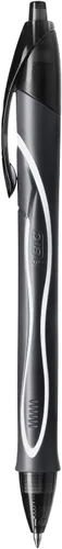 Miniatura 3 de BIC Gel-Ocity - Bolígrafos de gel de secado rápido, punta media retráctil (0.028 in), bolígrafo de gel de tinta negra, 12 unidades, paquete de 18
