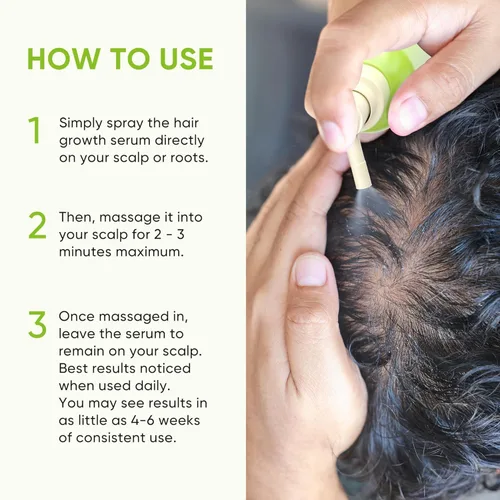 Miniatura 8 de Svvimer Spray de suero para el crecimiento del cabello, con aceite de batana de romero, biotina para pérdida de cabello y adelgazamiento