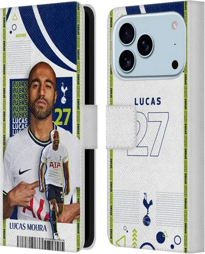 Miniatura 27 de Head Case Designs Officially Licensed Tottenham Hotspur F.C. Cristian Romero 2022/23 First Team Leather Wallet Case Compatible with Apple iPhone 11