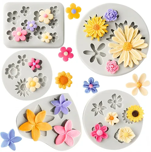 Miniatura 10 de JOERSH 3 piezas Moldes de silicona barrocos Molde de borde en espiral Molde de arcilla barroco Moldes de fondant para decoración de pasteles de boda