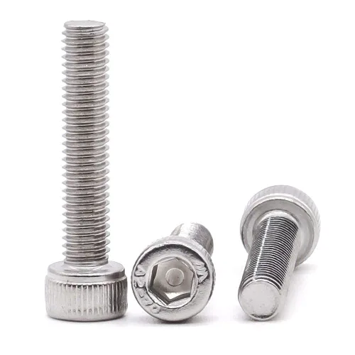 Miniatura 7 de Tornillos de cabeza hueca de 1/4-20 x 1 (30 piezas) Allen Hex Drive, acero inoxidable 18/8 304, rosca completa, acabado brillante, rosca gruesa