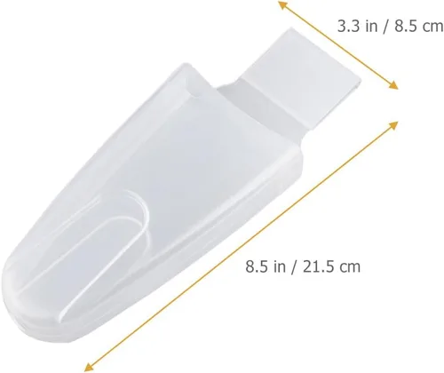 4 piezas de herramientas de jardín podadora para tijeras, caja protectora de cintura para tijeras de jardín, funda transparente para almacenamiento