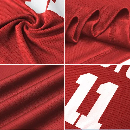 Miniatura 4 de Camiseta de fútbol personalizada con nombre y número del equipo, uniforme deportivo personalizable para jóvenes, hombres y mujeres, regalo