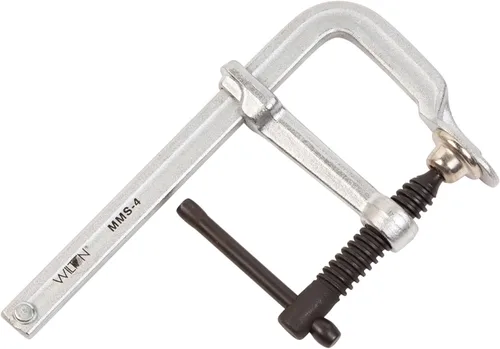 Wilton Mini abrazadera F, apertura de 4.0 in (4.0 in) garganta, 400 Lbs. fuerza de sujeción (Modelo MMS-4)