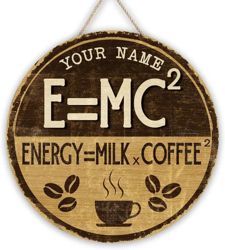 Miniatura 35 de Letrero de madera de barra de café personalizado, placa de pared para decoración de cocina, regalos personalizados para amantes del café, café 02