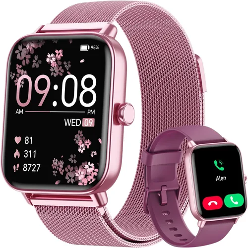 Miniatura 11 de Smart Watches for Women, 1.85" HD Alexa Built-in Smart Watch for Android Phones & iPhones, Health Tracker with Heart Rate/Blood Oxygen/Sleep