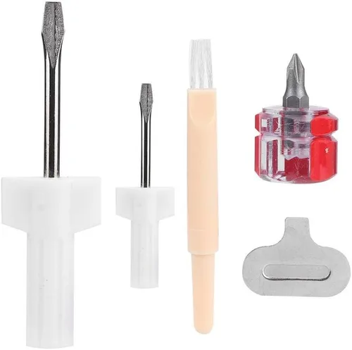 Miniatura 7 de Jadeshay Kit de reparación de máquina de coser, 5 destornilladores para máquina de coser, herramienta de extracción de hilo para máquinas de coser