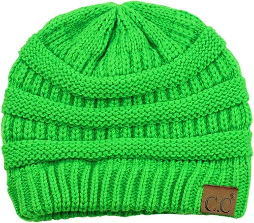 Miniatura 179 de C.C Trendy Warm Chunky Soft Stretch Cable Knit Beanie