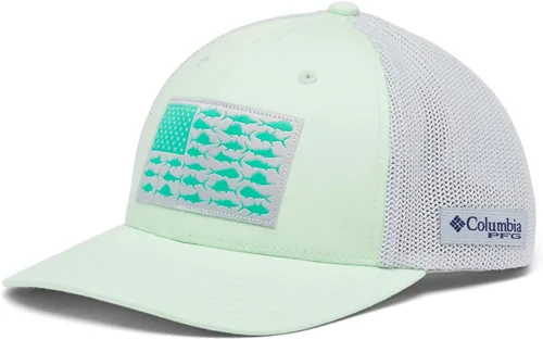 Miniatura 567 de Columbia - Gorra de malla con bandera con árboles unisex para adultos, corona alta