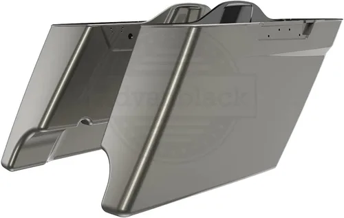 Miniatura 62 de Alforjas de motocicleta aptas para Harley Touring FLH 2014+ - Whisky ámbar, accesorios de perillas, bolsas rígidas estiradas