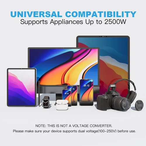 Miniatura 4 de HAPOW Adaptador de Viaje Universal, Adaptador de Corriente Internacional PD20W, 2 USB-C y 2 USB-A Cargador de Viaje de Carga Rápida, Adaptador