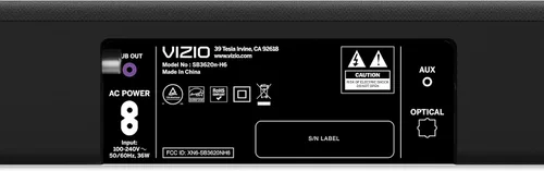 Miniatura 5 de VIZIO Barra de sonido de cine en casa 2.0 con DTS Virtual: X, Bluetooth, incluye control remoto - SB3620n-H6