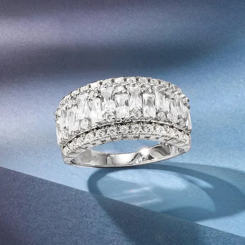 Miniatura 5 de Ross-Simons 2.40 ct. t.w. CZ Ring in Sterling Silver