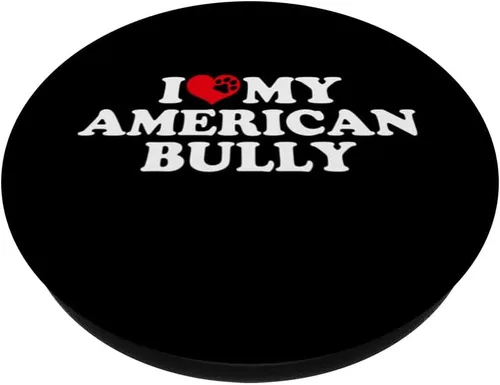 Miniatura 2 de I Love My American Bully PopSockets Standard PopGrip