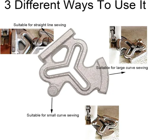 Miniatura 3 de Guía magnética de costura y medidor de posicionamiento de flor de ciruelo para máquina de coser con 4 tornillos 5 accesorios para máquinas