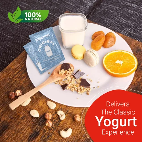 Miniatura 7 de Yogourmet Kéfir Starter (6 sobres = 6 cuartos de galón de kéfir) - Hacer kéfir en casa - Cultivo básico - Todo natural, sin gluten, kosher, Halal