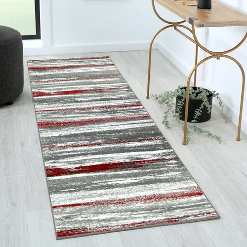 Miniatura 14 de LUXE WEAVERS Lagos Collection 7501 - Alfombra abstracta beige de 2 x 3