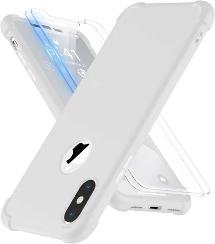 Miniatura 28 de ORETECH Funda para iPhone XR, con [2 x Protectores de Pantalla] [Prueba de Caídas de Grado Militar de 10 Pies] [Protección de Cámara] 360° A Prueba